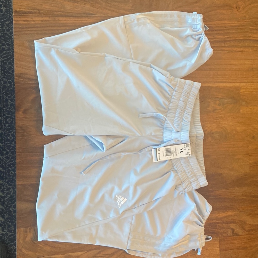 Pale blue/ grey Adidas light weight joggers